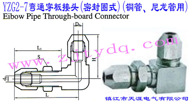 YZG2-7ͨ^(ܷȦʽ)(~)Elbow Pipe Through-board Connector